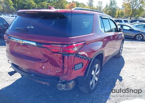 2022 Chevrolet Traverse Fwd Lt Leather из США, поврежденный, VIN 1GNERHKWXNJ122305